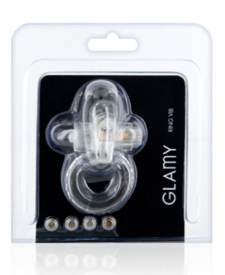 Cockring vibrant avec stimulation du clitoris 